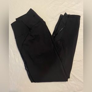 Lululemon Black Mesh Leggings Women Size 8